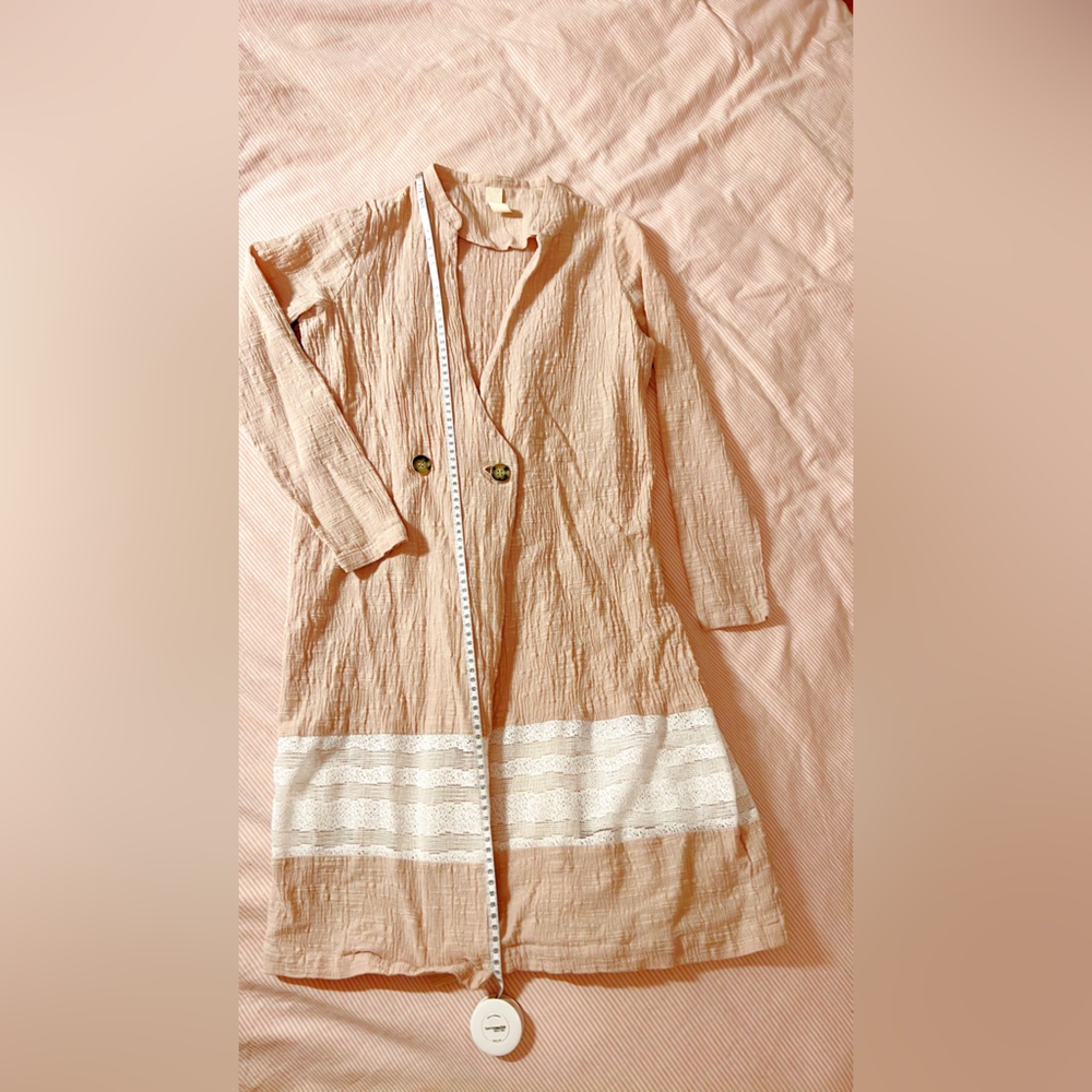 Vintage style Lace Pintuck  Jacket Tunic Cottagecore  Sz S